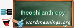 WordMeaning blackboard for theophilanthropy